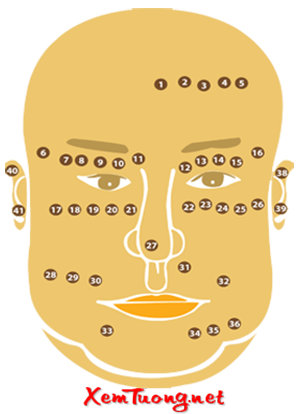 Nốt ruồi khuôn mặt Nam